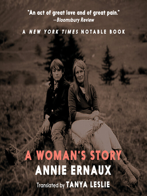 Title details for A Woman's Story by Annie Ernaux - Available